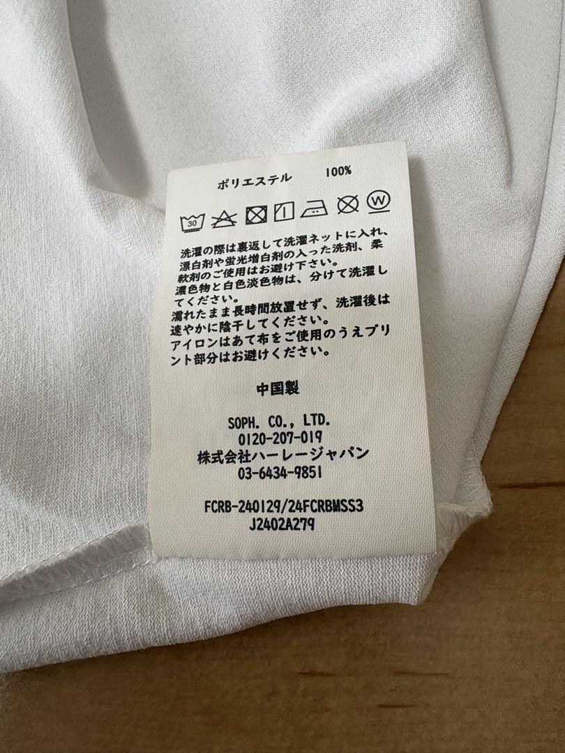 FCRB Hurley TEAM TEE 白Sサイズ　ハーレー　チーム　tシャツ