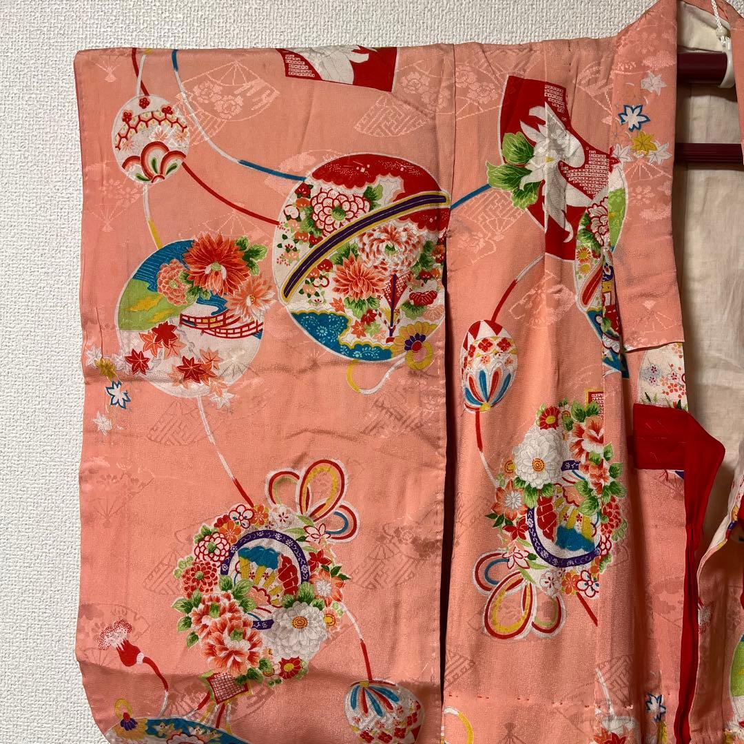 七五三 3歳 アンティーク 正絹 ピンク 被布 - メルカリ 七五三 3歳 アンティーク 正絹 ピンク 被布 - メルカリ