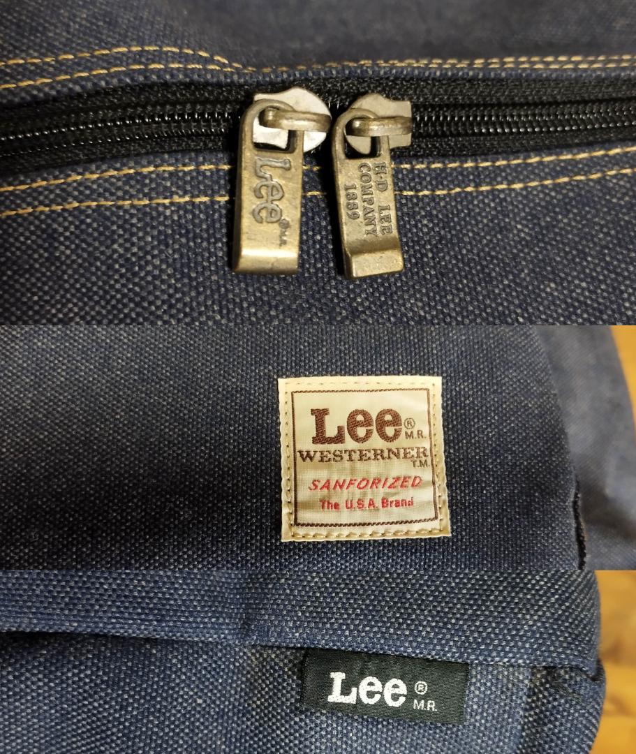 Lee　リー　インディゴデニム　希少　ボストンバッグ　大容量