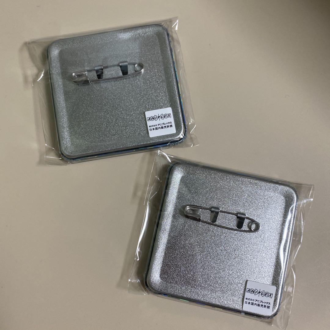 沸騰ブラドン ufotable 鬼滅の刃 モクテル 時透無 グリッター缶バッジ ロト ピンズ・ピンバッジ・缶バッジ