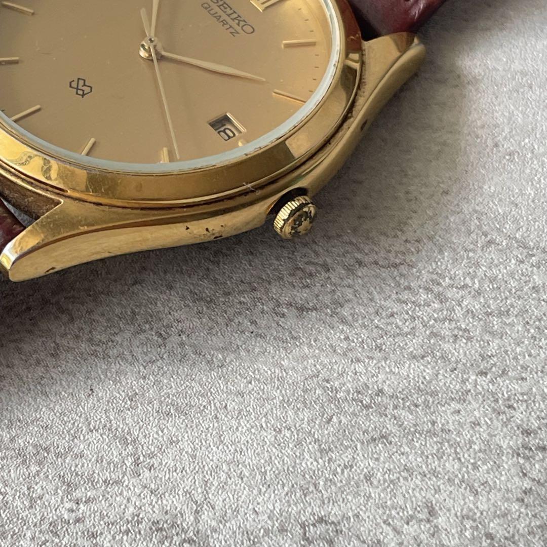稼動品 SEIKO セイコー 逆輸入モデル デイト ゴールドケース
