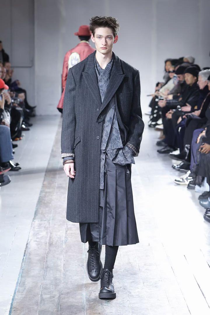 yohji yamamoto24aw 柄・ラペル着脱JKT