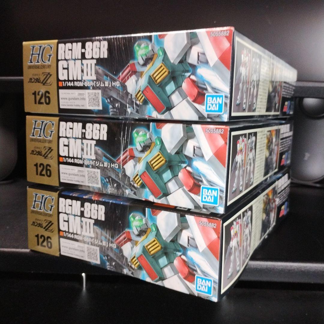 未開封新品 HGUC 1/144 ジムⅢ 合計3個セット