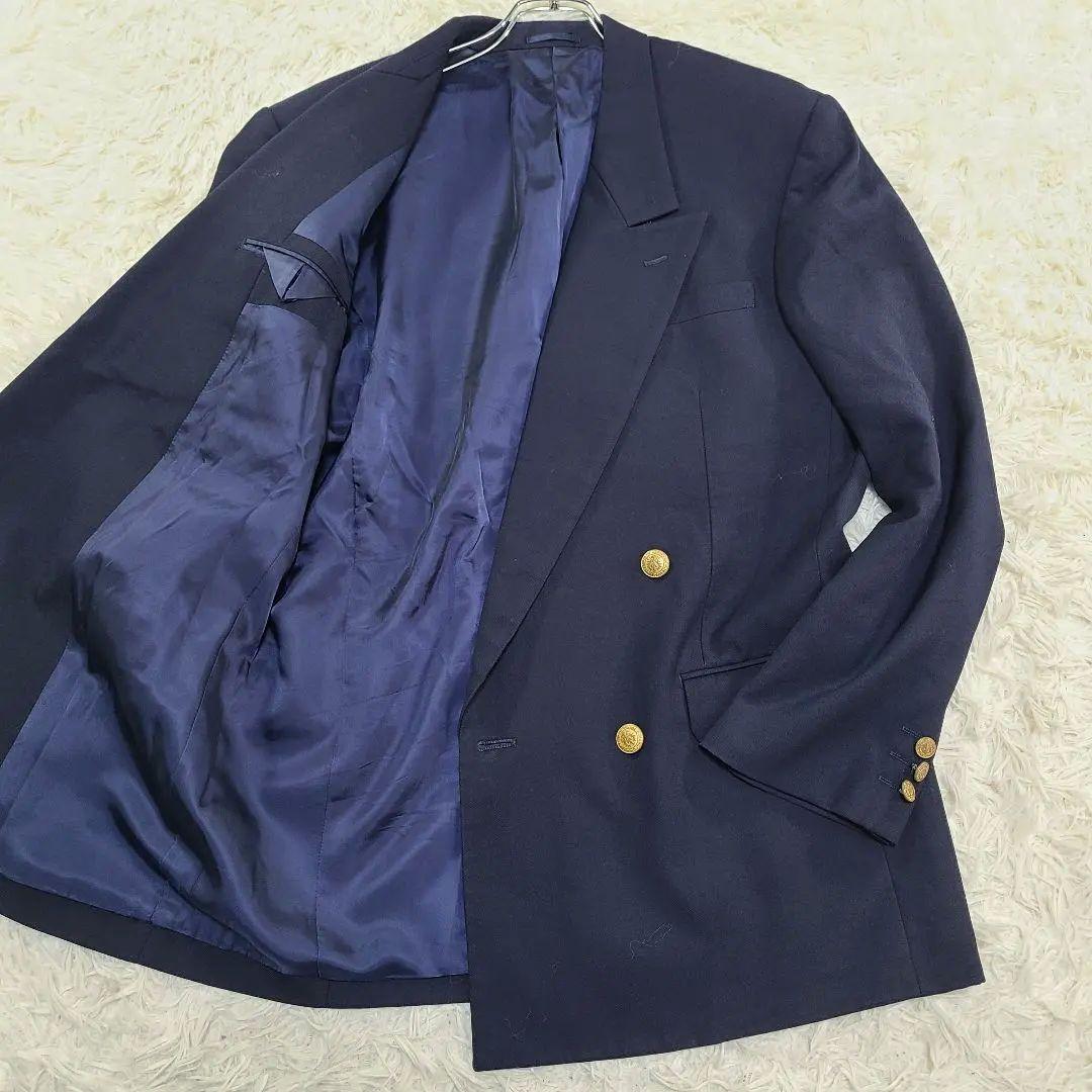 アバハウス 大きいサイズ【金ボタン 紺ブレ XL～2XL】テーラードジャケット