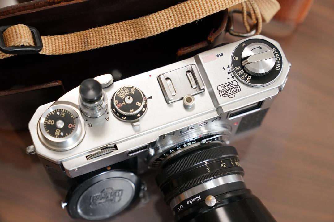 最大15%OFFクーポン 【美品】Nikon S2 Nikkor-H 5cm F2、純正フード