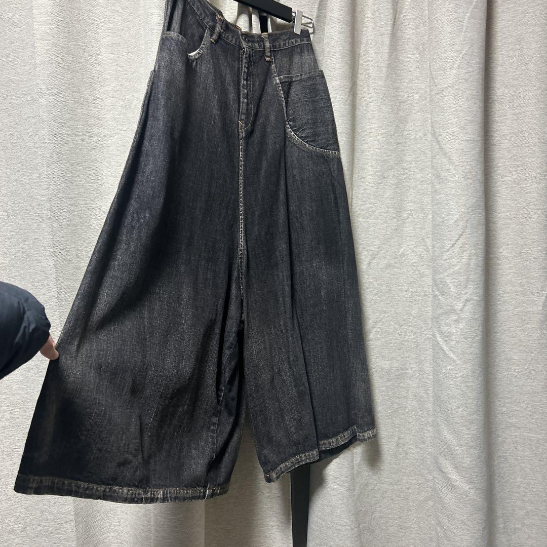 デニムワイドパンツ