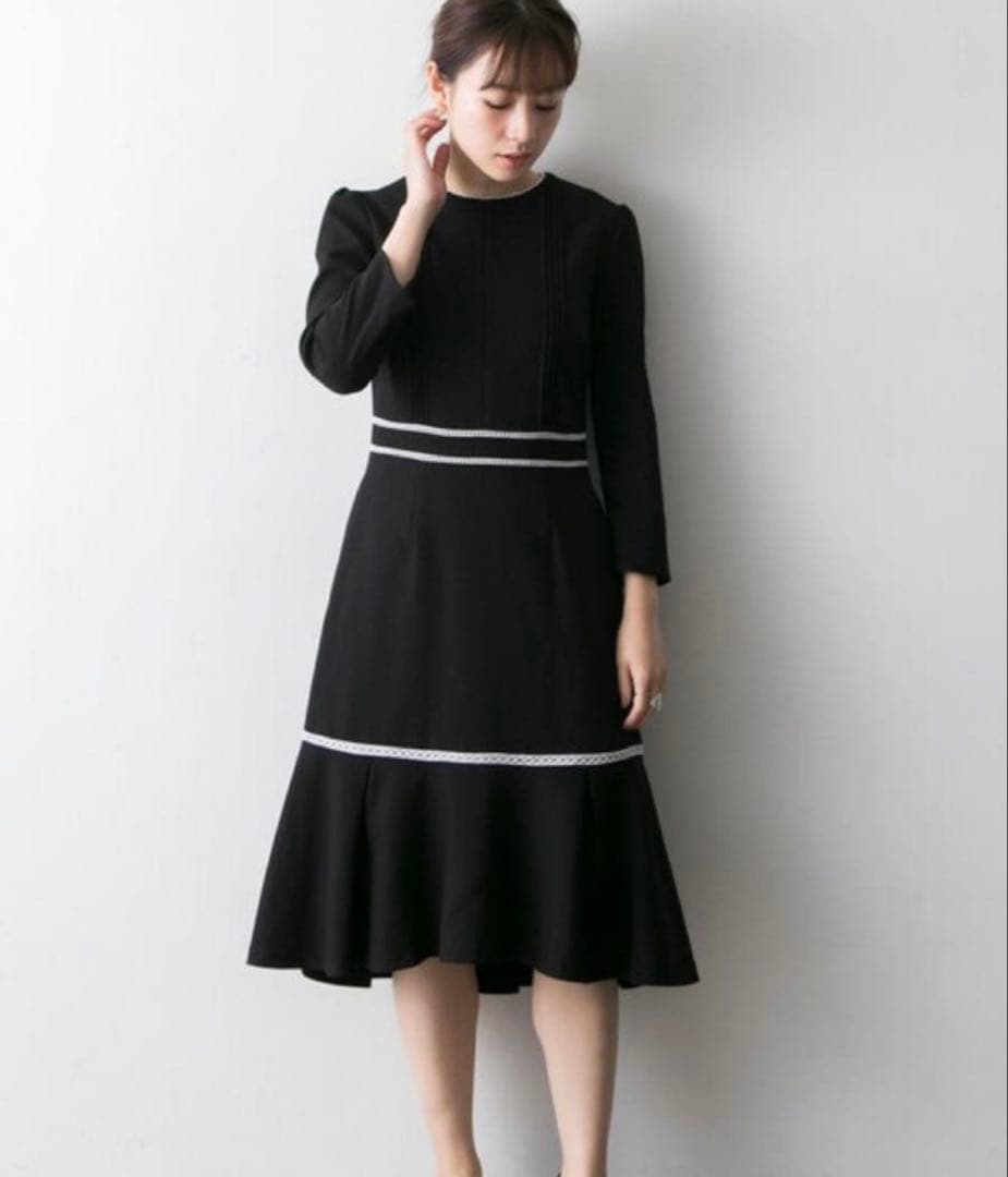 レース切替えワンピース レース切替えワンピース