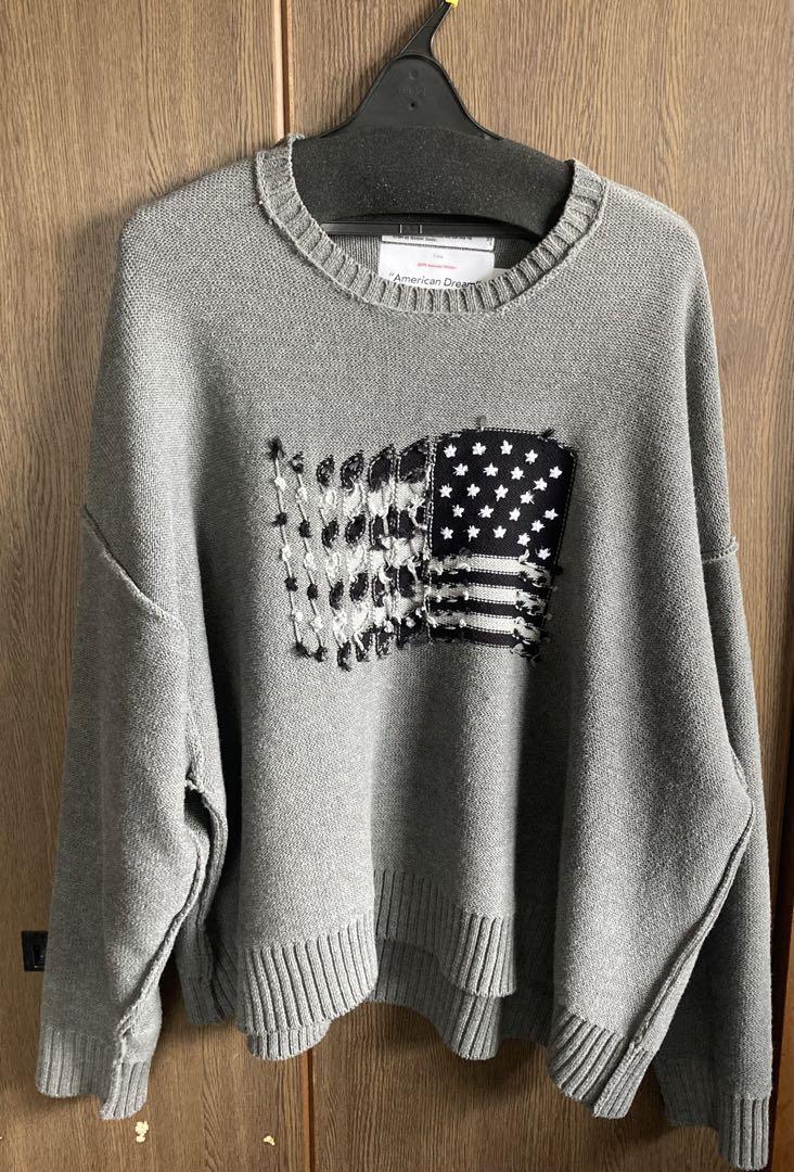 dairiku America Knit Hoodie 星条旗