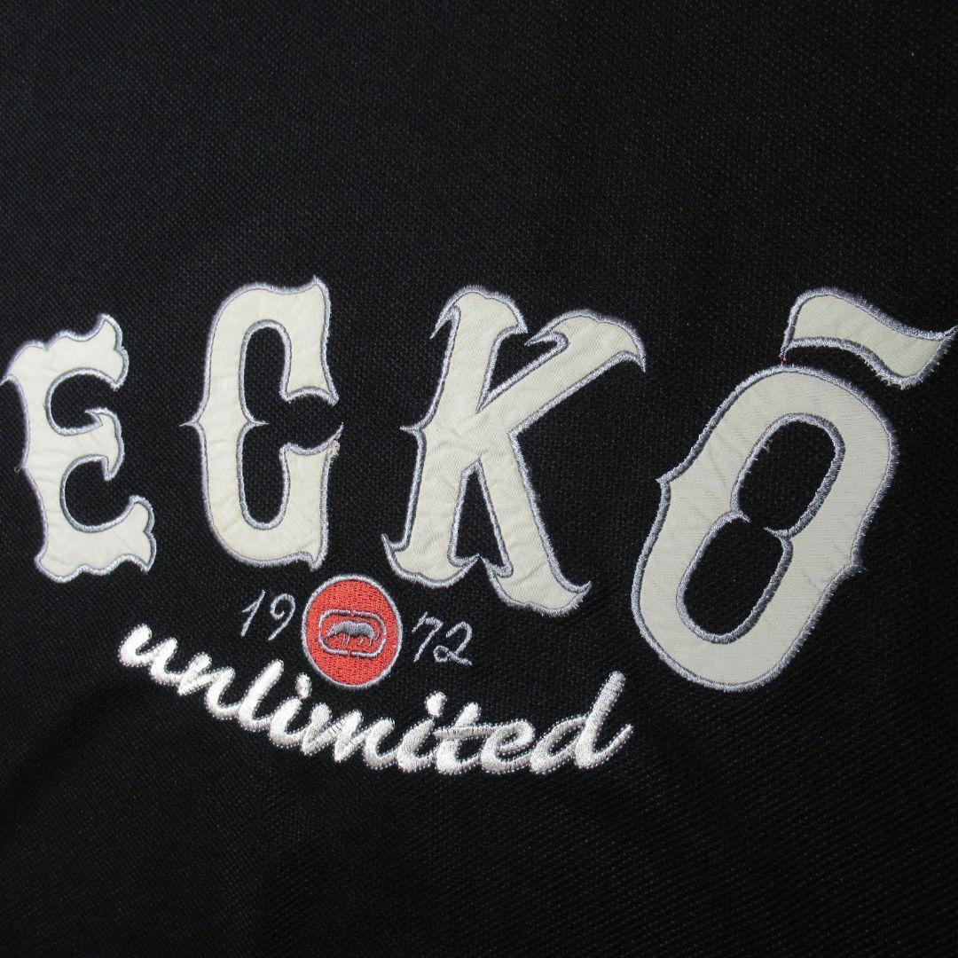 90s ECKO UNLTD エコーアンリミテッド ゲームシャツ 刺繍 タグ付