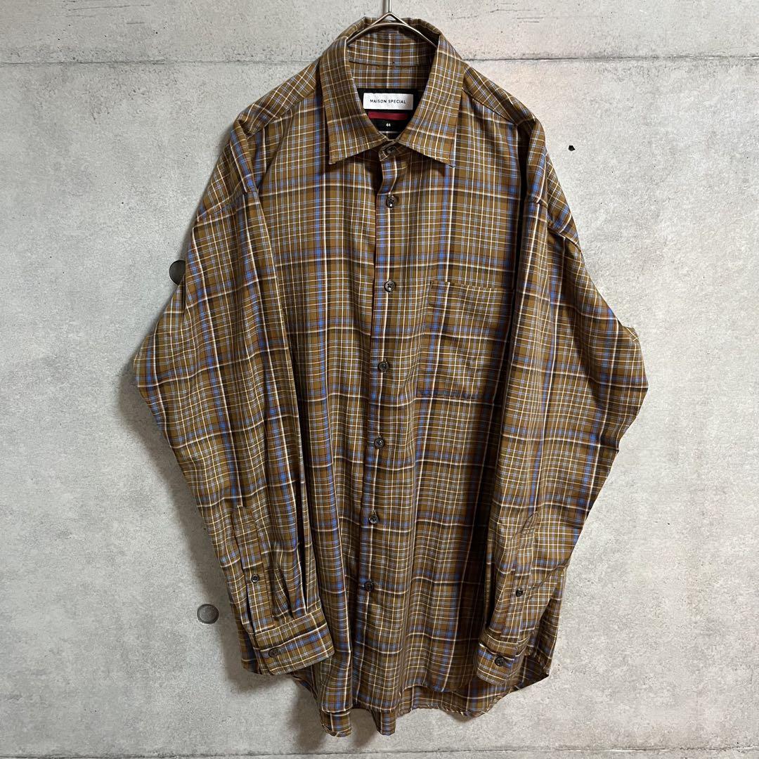 【美品】Maison Special 19AW オーバーシルエット シャツ