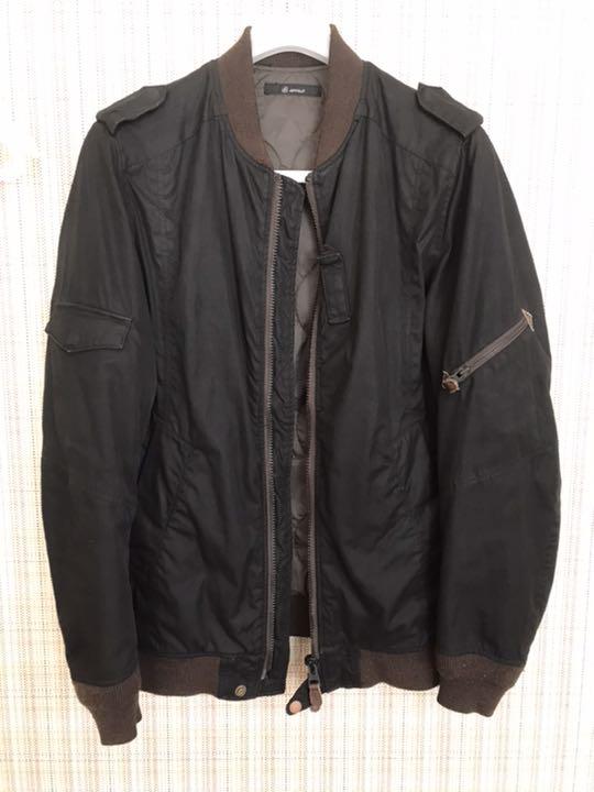 美品✨FORMO✨ブルゾン　21S 完売　MA-1 ブルゾン　黒 STYLEBLOCK ma1 ma-1 オーガンジーリブブルゾン レディース