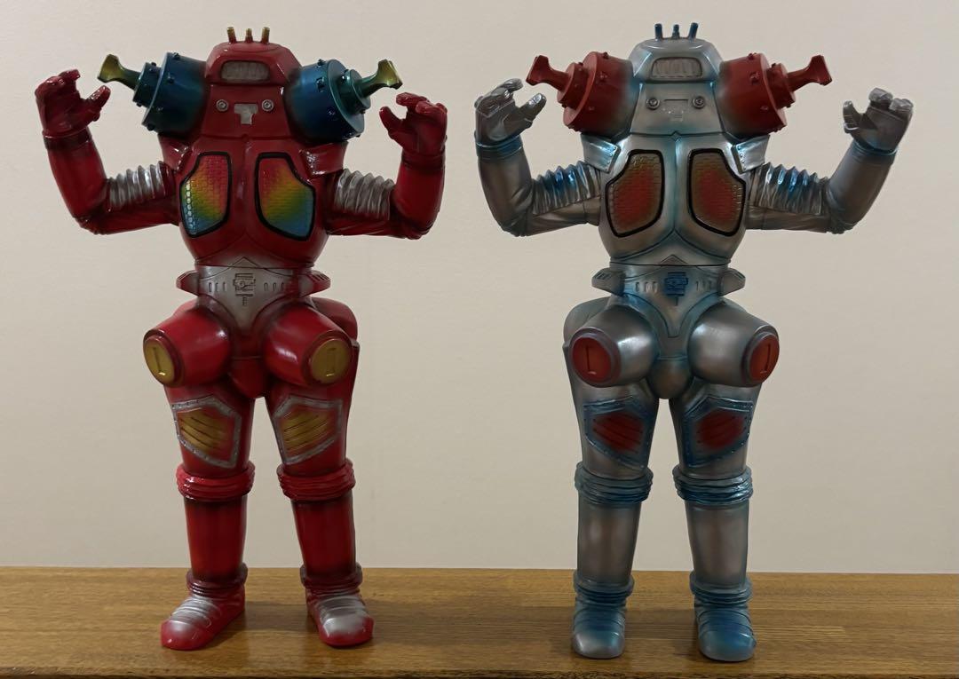 キングジョー ビッグサイズソフビ リペイント 2体 ウルトラセブン 怪獣ソフビ