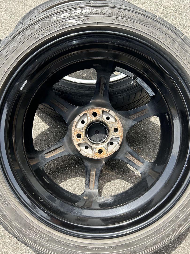 S-HOLD FUTEX-5 5j +45 PCD100 4H 4本セット