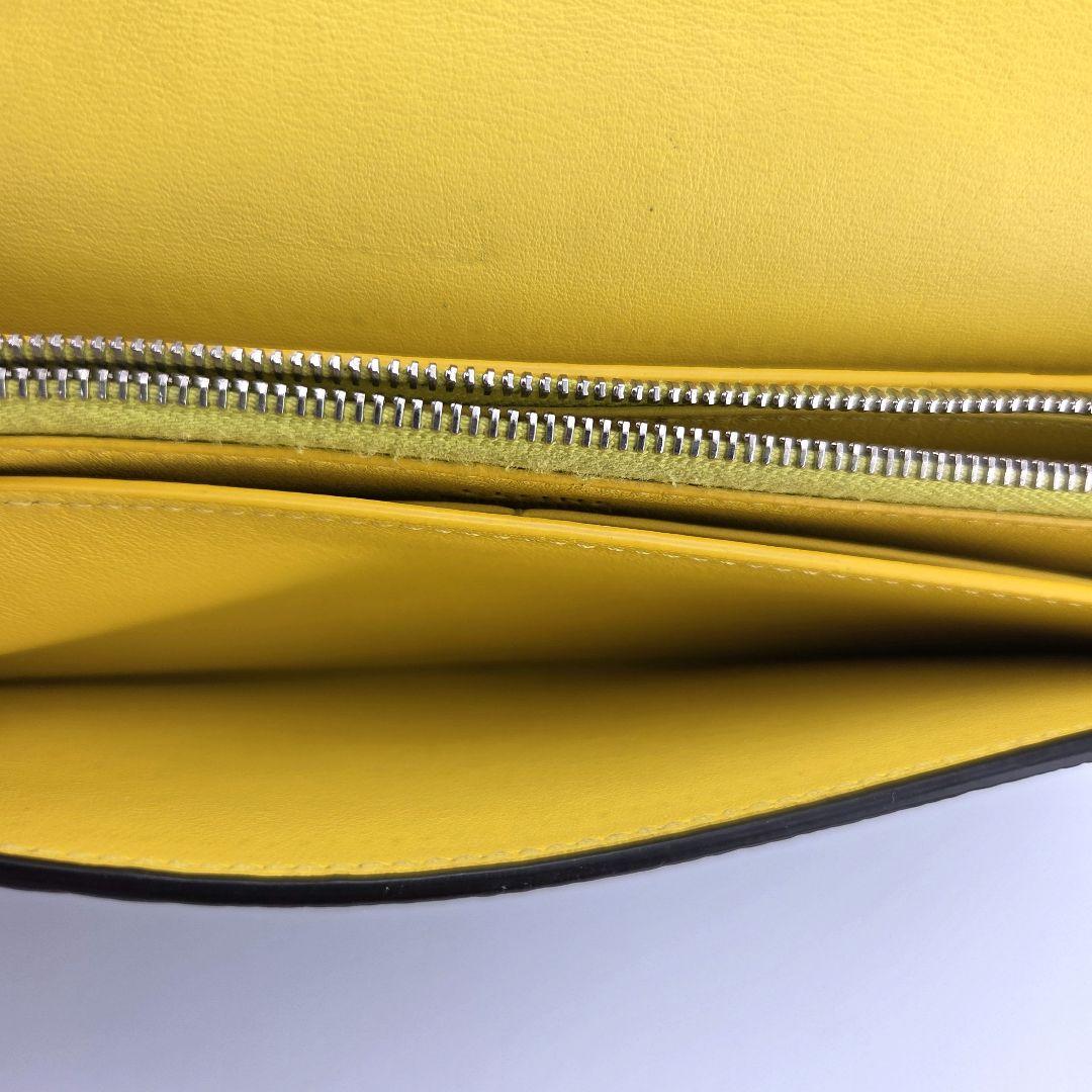 【美品】CELINE セリーヌ ラージフラップ バイカラー ロングウォレット