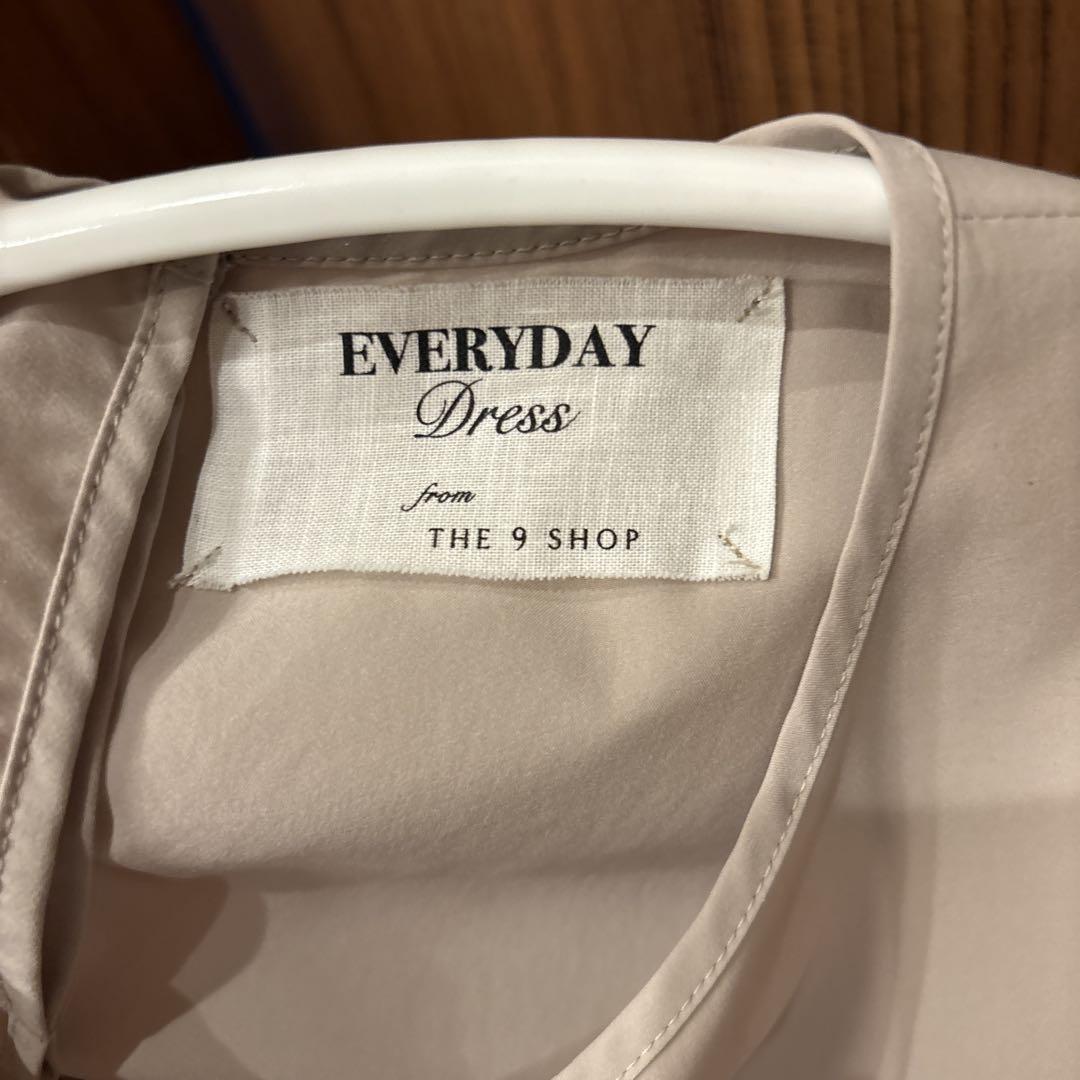 THE9SHOP EVERYDAY DRESS short ネイビーベージュM