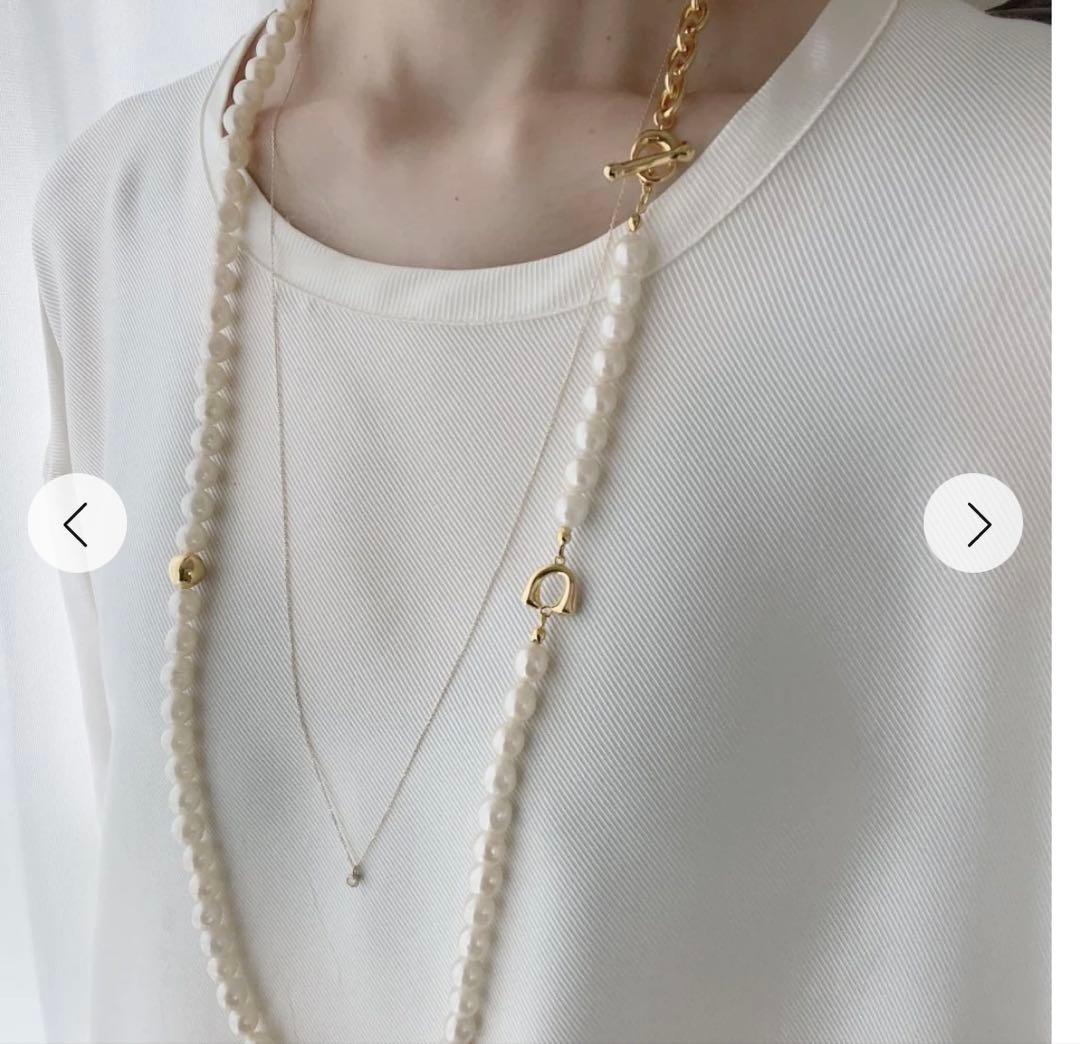 アクセサリー CHIEKO+ pearl necklace 02bonheur chieko+ pearl necklace 02bonheur パール - メルカリ