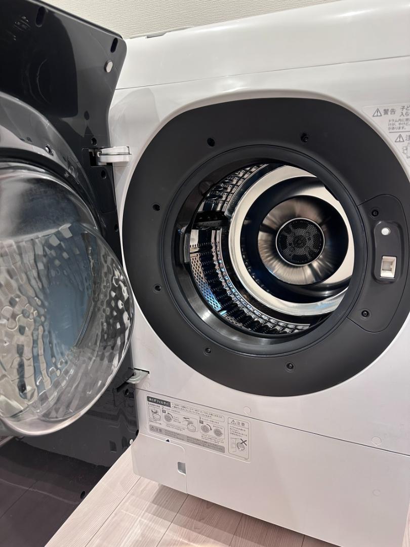 SHARP ドラム式洗濯機 ES-W114-SL（左開き） 2021年製