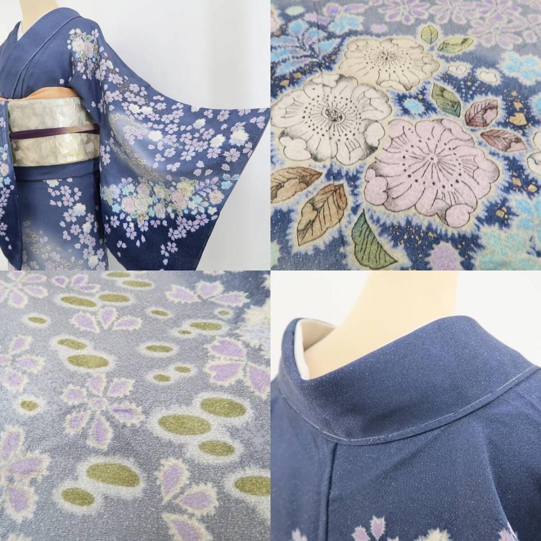あおい 新品 翠山工房 辻ヶ花 着物 仕付糸付 トール 訪問着 4690