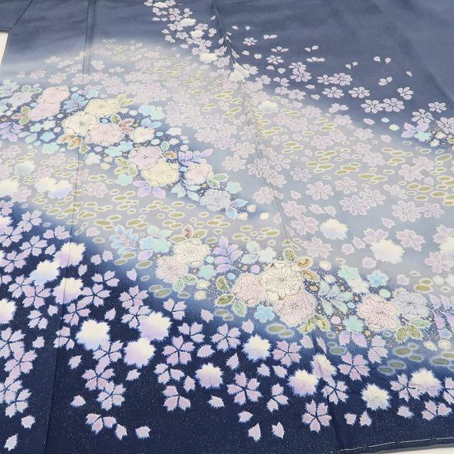 あおい 新品 翠山工房 辻ヶ花 着物 仕付糸付 トール 訪問着 4690