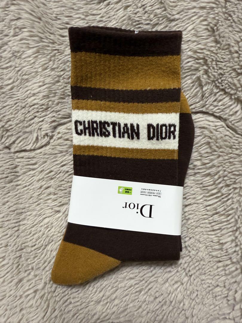CHRISTIAN DIOR ストライプソックス 新品未使用✨️ 4,650円