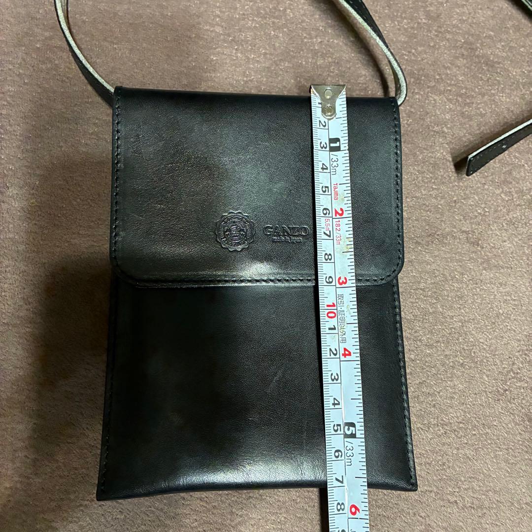 GANZO GOLF OIL GLOVE フラットショルダーバッグ GANZO GOLF OIL GLOVE フラットショルダーバッグ
