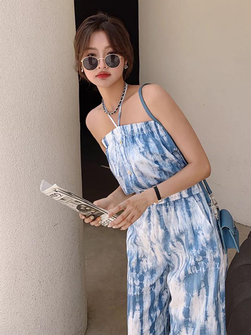 海外ブランド  お出かけにぴったり❤️セットアップスーツ 春 花柄 フェミニン トップス