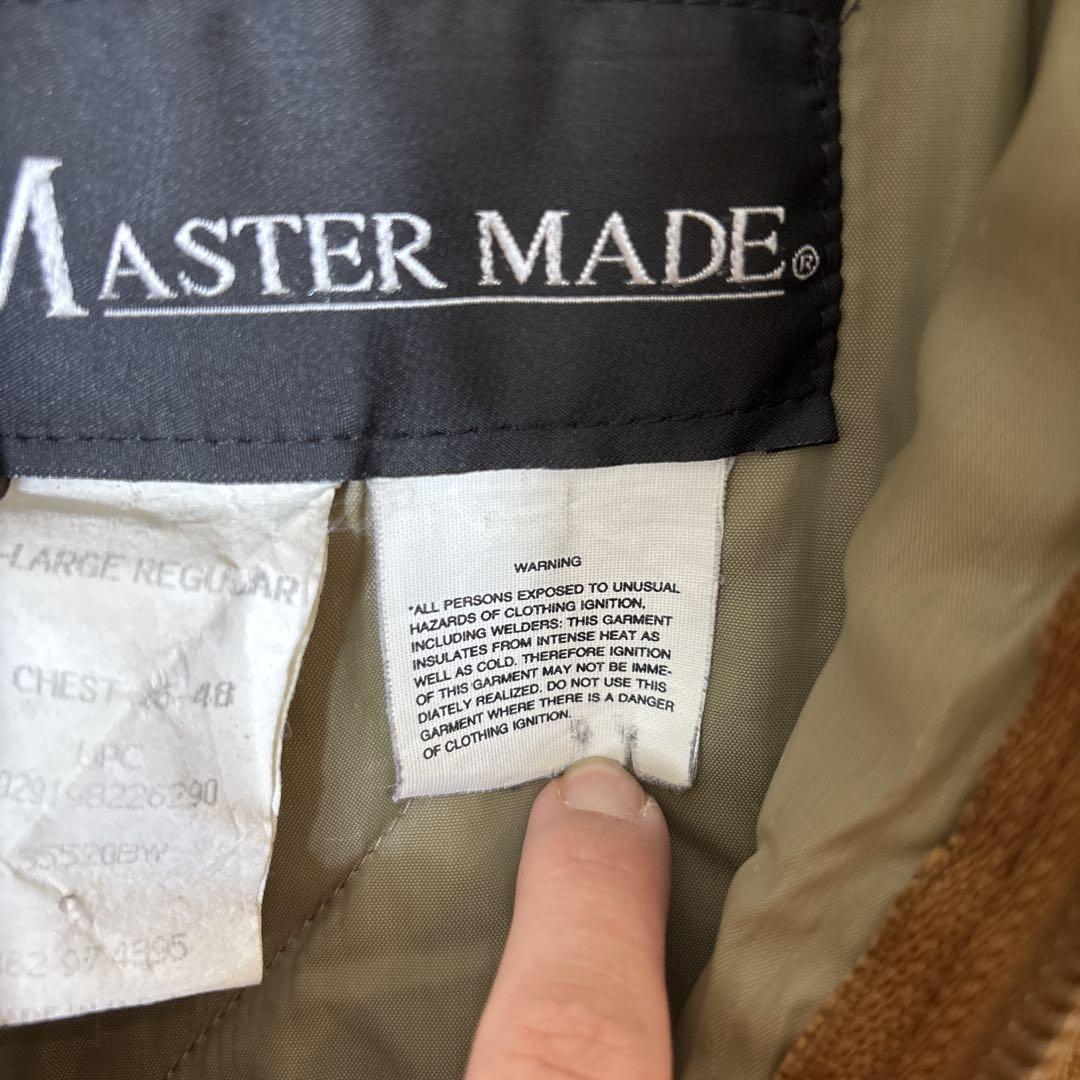MASTER MADE USA製 中綿　アクティブジャケット　ダック地　t54