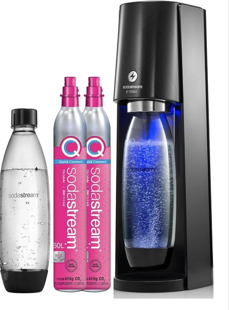 sodastream e-terra ブラック 炭酸
