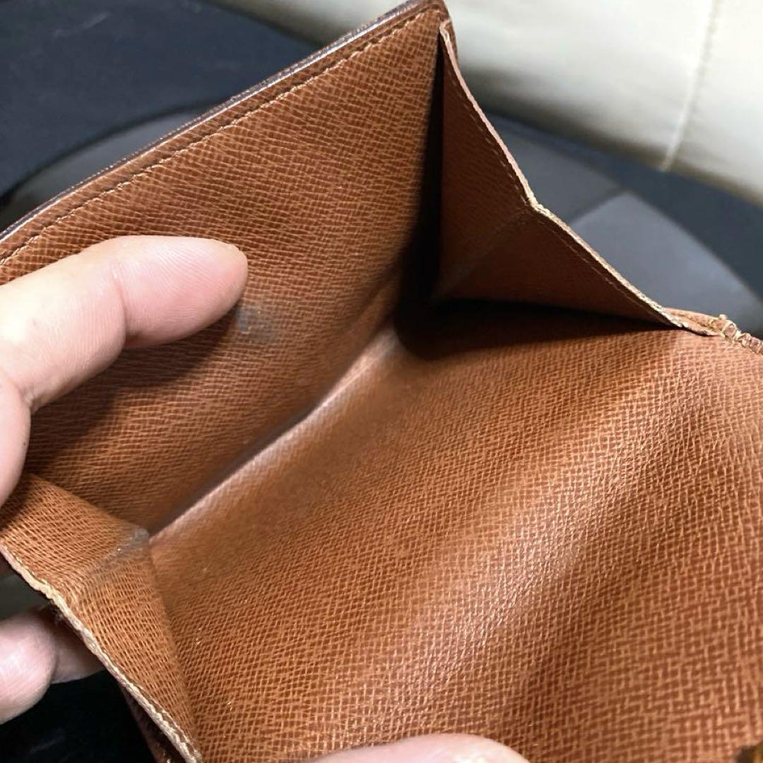 ⑨☆在庫セール/優良品♪モノグラム Wホック折財布