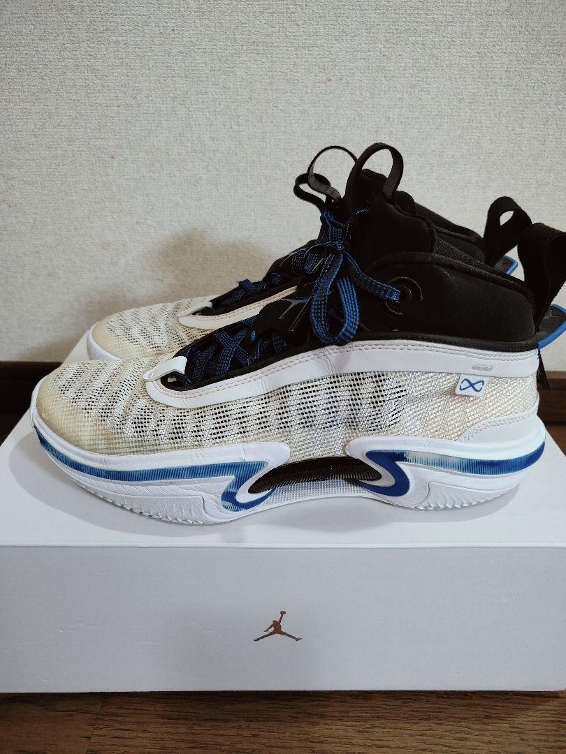 Jordan 36 バスケットボールシューズ ホワイト/ブルー 超美品