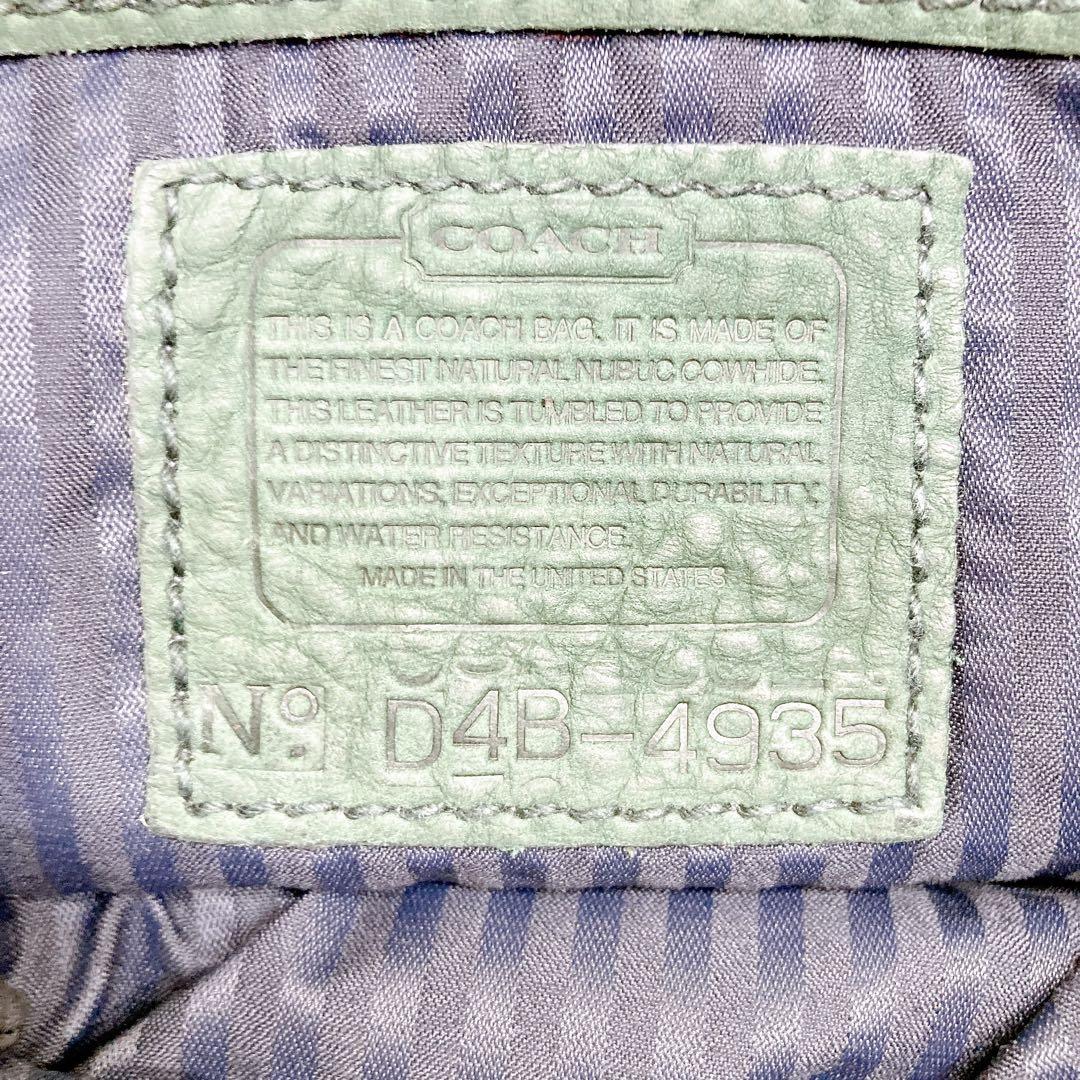 バッグ Vintage Coach Sonoma Nubuc Bag Green y2k