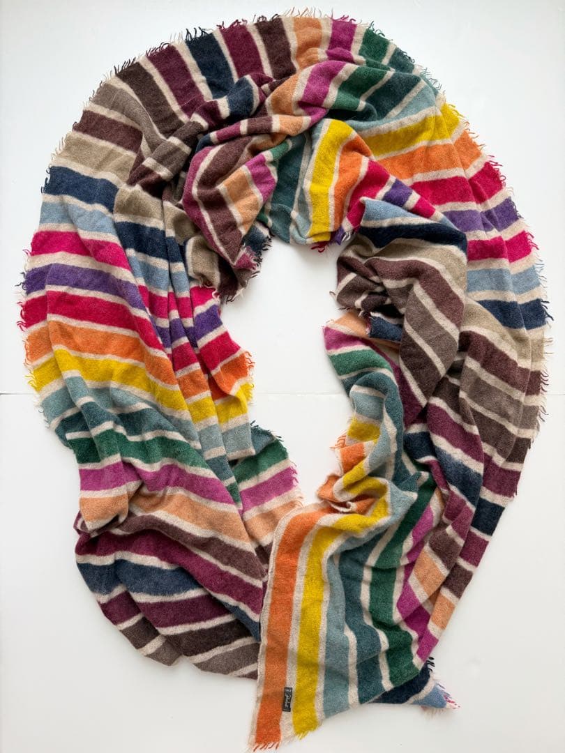 Faliero Sarti ファリエロサルティ ストール マルチ ボーダー