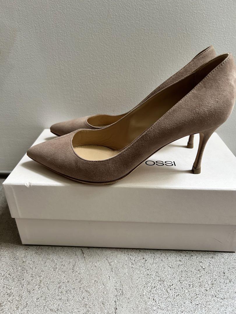 ROSSI ベージュ スエード ハイヒール 8cm ROSSI ベージュ スエード ハイヒール 8cm