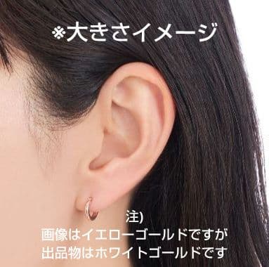 TSUTSUMI ツツミ K10WG ピアス フープ フープピアス 新品未使用 TSUTSUMI ツツミ K10WG ピアス フープ フープピアス 新品未使用