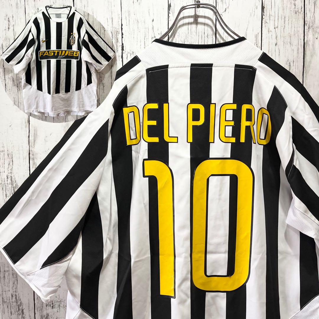 NIKE ユベントス デルピエロ ユニフォーム ユベントス ナイキ 03/04 NO10 デルピエロ ユニフォーム 半袖 XL