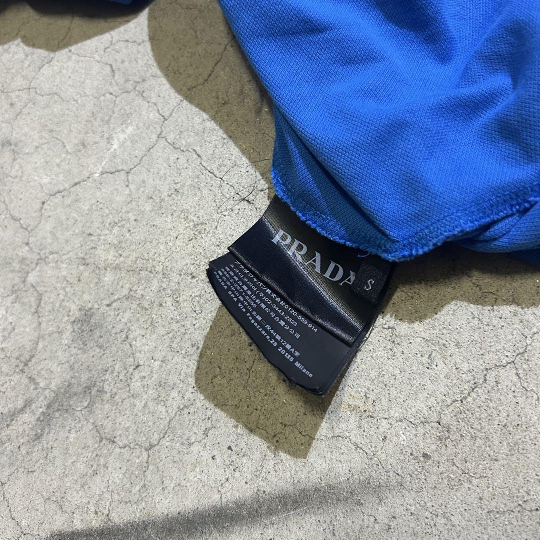 PRADA ポロシャツブルー