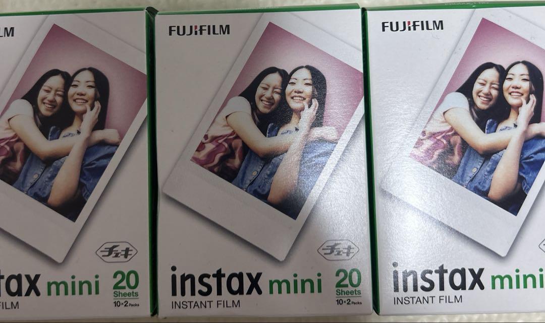 【未使用品】instax mini チェキ インスタントフィルム 20枚×3