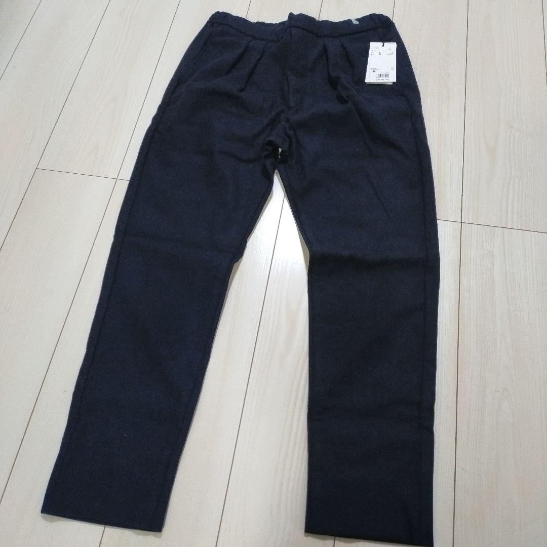 UNIQLO ルメール ウールカシミア イージーパンツ M ネイビー 70cm UNIQLO ルメール ウールカシミア イージーパンツ M ネイビー 70cm