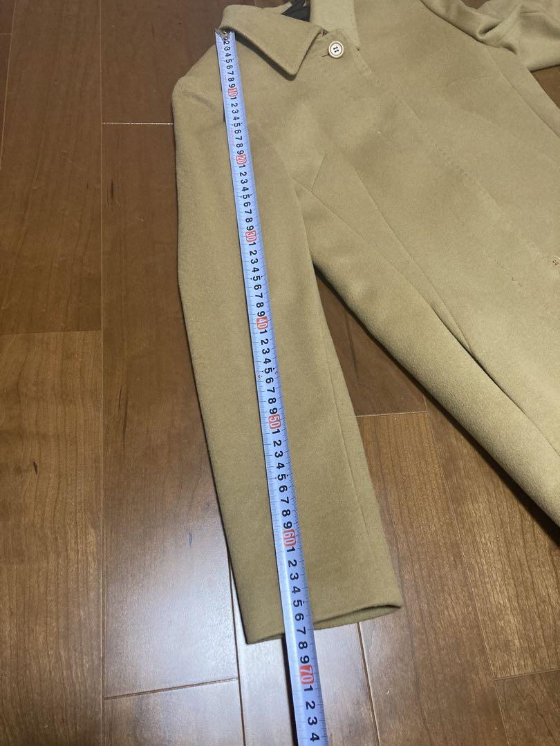 シルエットが綺麗！カシミア 100% 数回着用 コート キャメル