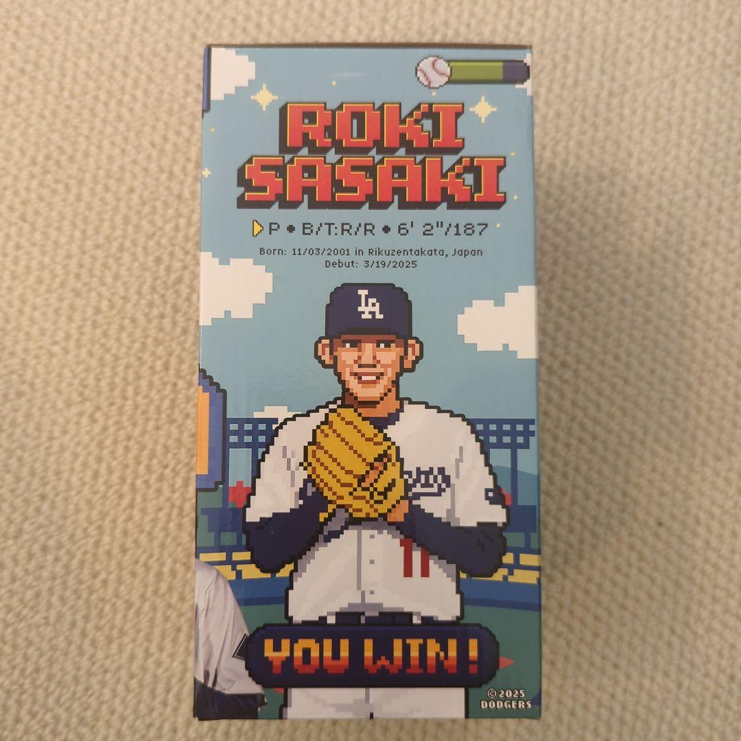 佐々木朗希 ボブルヘッド 非売品 - メルカリ