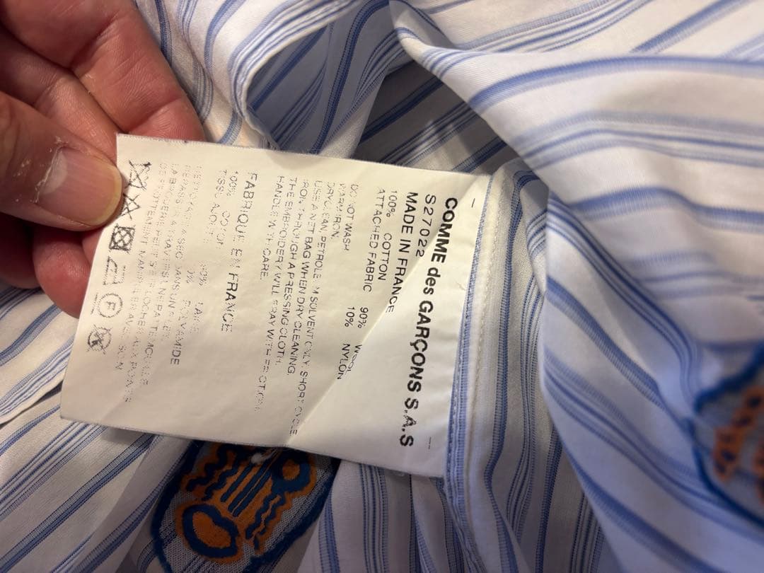 SHIRT ストライプ柄シャツ