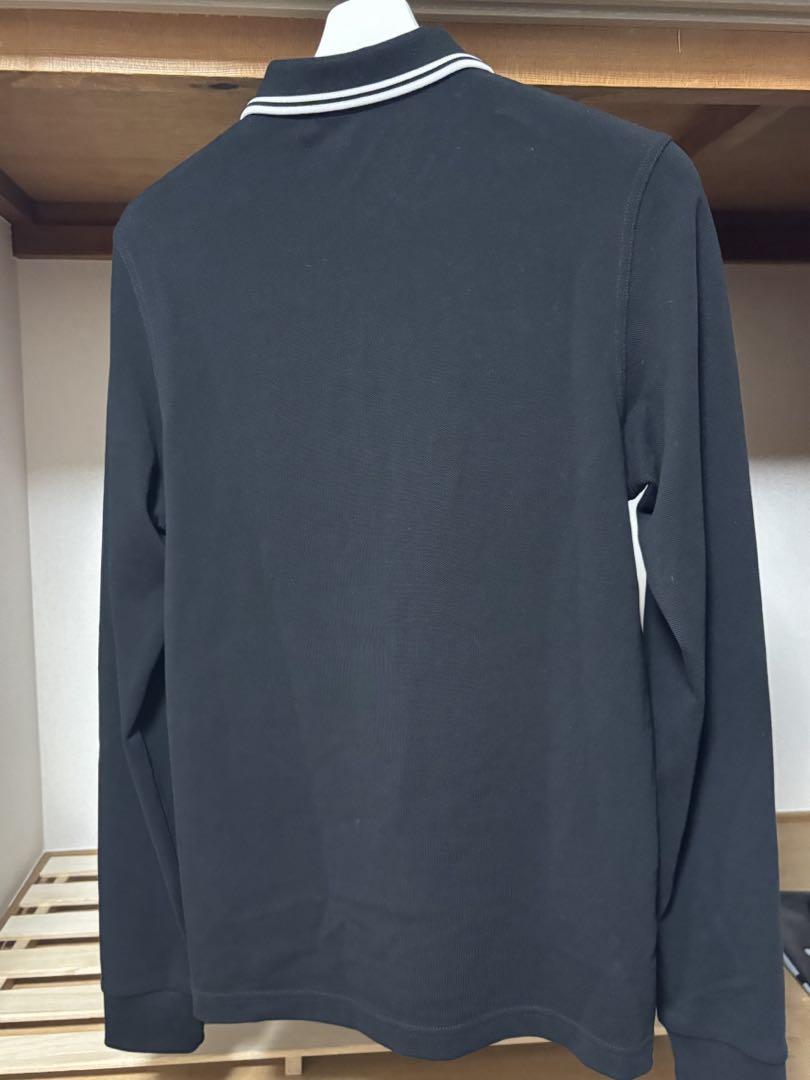 FRED PERRY 黒 長袖ポロシャツ Sサイズ