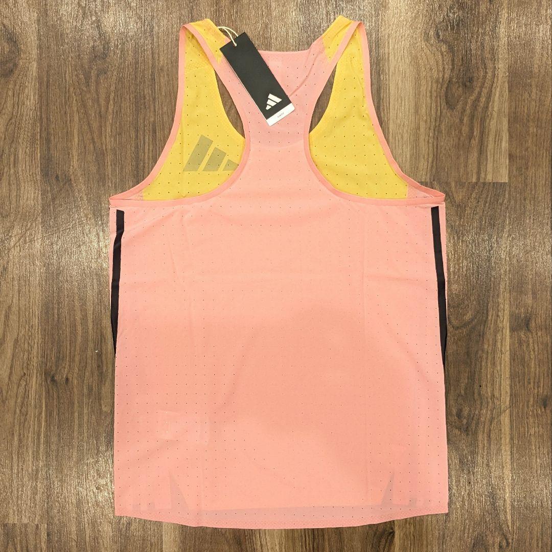 ■adidas ADIZERO Pro Elite Promo シングレット 黄