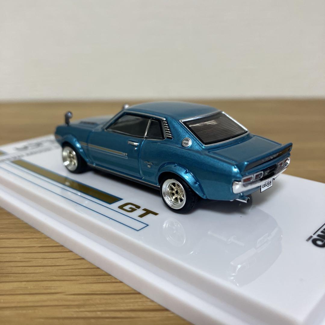 CELICA 1600GT メタリックブルー ミニカー 1/64 セリカ