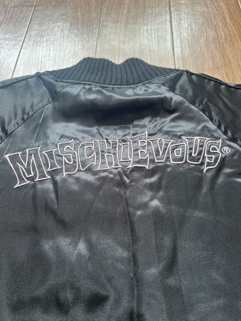 ミスチバス ストリート系 リブフルZIPスタジャン ブルゾン ミスチバス ストリート系 リブフルZIPスタジャン ブルゾン