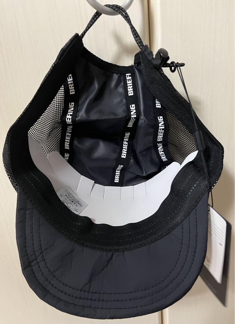 新品 最終価格 ブリーフィングトレイルキャップ 黒 ランニング