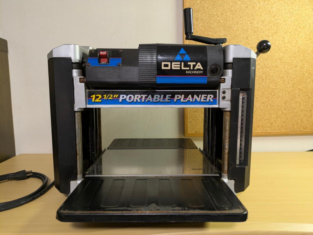 DELTA 自動カンナ 22-560 デルタ プレーナー 集塵フード 鉋 電動
