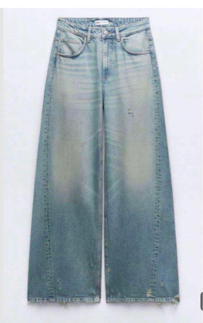 ZARA ワイドフレアデニム　balenciaga
