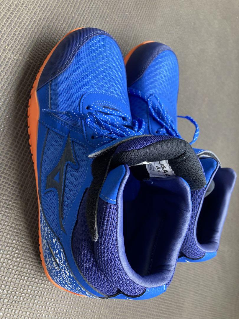 Mizuno 青 ハイカット安全靴　26センチ