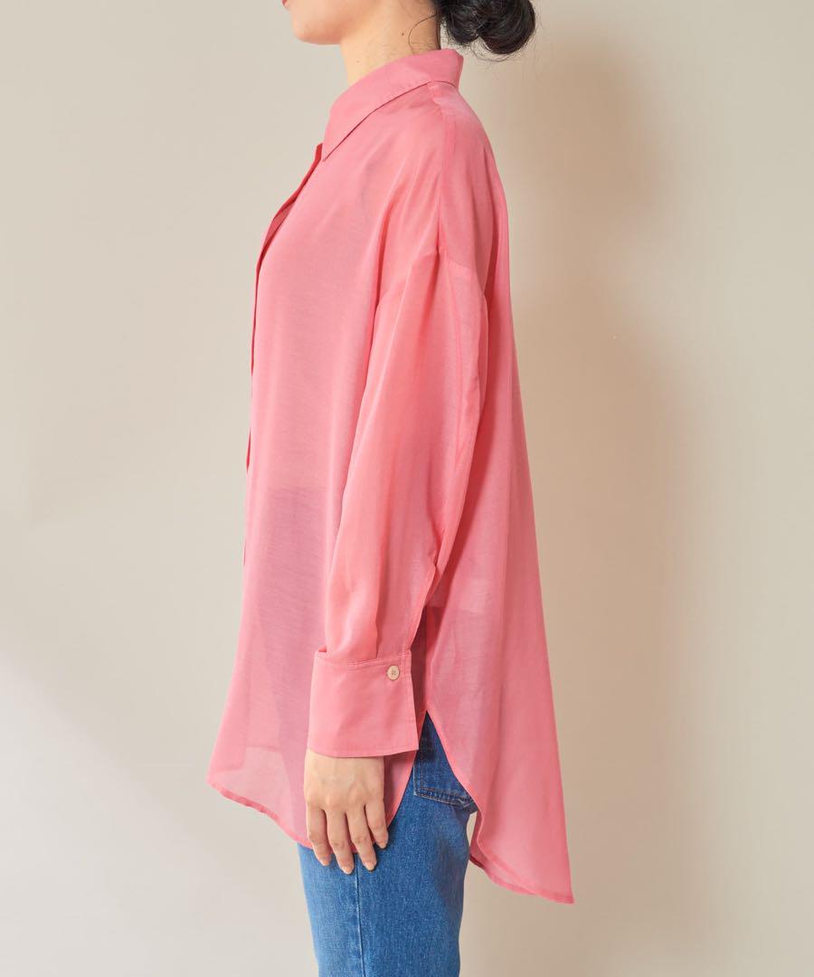 aaa　定価¥16,500 SHENERYシアーボイルシャツ春夏